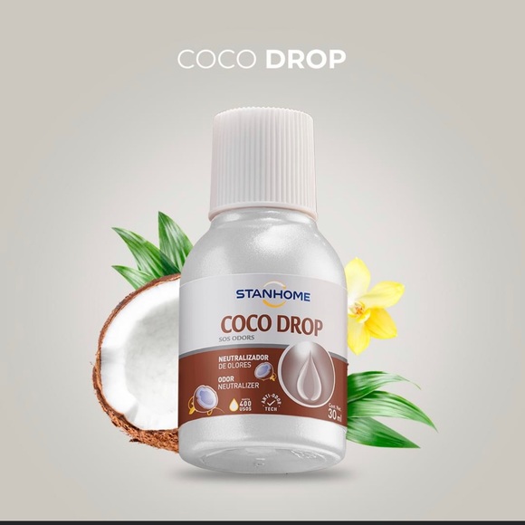 STANHOME Coconut drop-SOS Odor neutralizer 3 bottles Neutralizador de Olores - Picture 1 of 4